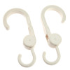 2pcs Baby Stroller Rotatable Hook Stroller Shopping Hook Clips Pram Accessories Double Hung Hook For Cart Carriages Wheelchairs