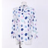 2018 Women Spring blusas shirt dot printed long sleeves office lady blouse shirts blusa casual mulheres WS6200y