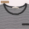 Qianxiu Pajamas For Men Summer Stripes  Sleepwear Men Short-sleeve Pants Pajama Set
