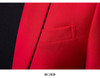 PYJTRL Brand Men's Casual Red Suit Jacket Plus Size 4XL Wedding Slim Fit Men Blazer Stage Costumes For Singers Costume Homme