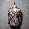 PYJTRL Brand M-5XL Tide Men Leopard Print Fashion Leisure Blazer Masculino Slim Fit Suit Jackets For Men Singer Costume Homme