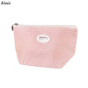 Dot Pattern Cosmetic Bag Women Portable Makeup Bags Lady Zipper Cosmetics Bag Pencil Bag Girl Travel Make Up Pouch