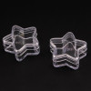 DONYAMY 5g five pointed star cream jar 5cc cosmetic container plastic bottle sample jar Free shipping 12pcs/lot