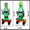 6Pcs/Set Turtle Leonardo Raphael Michelangelo Donatello Model Building Block Toys BELA Brinquedos For Children Compatible Legoe