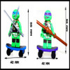 6Pcs/Set Turtle Leonardo Raphael Michelangelo Donatello Model Building Block Toys BELA Brinquedos For Children Compatible Legoe