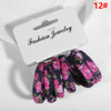 6PCS/Set Cotton Print Kids Hair Ropes High Elastic Hair Bands Fashion Accessories Hair Band Accessories