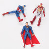 6Pcs/set 10.5cm The Figures SuperHeroes Toy Baby Hulk Captain America Thor Iron Man pvc model toys