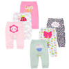 6PCS/lots baby boy trousers casual mid baby leggings unisex cotton pants
