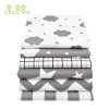 6pcs/Lot Print Twill Cotton Fabric For Sewing Doll Baby Bedding Clothes Dress Skirt Patchwork Cloud&amp;Star Tissue Material 40x50cm