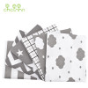 6pcs/Lot Print Twill Cotton Fabric For Sewing Doll Baby Bedding Clothes Dress Skirt Patchwork Cloud&amp;Star Tissue Material 40x50cm