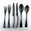 6Pcs/Lot 18/10 Stainless Steel Dinnerware Set Black Cutlery Set Dinner Knife Scoops Silverware Set Fork Tableware Dessert Fork