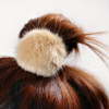 6PCS Artificial Rabbit Fur Ball Elastic Hair Rope Rings Ties Bands Ponytail Holders Girls Hairband Headband Hair Accessories
