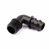 6pcs 1/2 inch-DN20 PE Pipe Male Thread Elbow Barbed Connector PE Garden Hose Parts Horticulture Irrigation System Fittings
