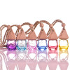 6ml Car Perfume Essential Oil Empty Bottle Glass Pendant Vehicle Perfume Bottle Car Decoration Supplies Car Accessories
