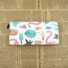 TZECHO Long Zipper Wallet For Women Clutch Wallet Phone PU Prints Flamingos Large Purses Cartoon Coin Pocket Credit Card Holder