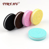 TYRU.HU BPA Free 3Pc Silicone Cookie Teether Food Grade Silicone Material Healthy Baby Chewed Teether For Fashion Jewelry Making