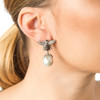 New Baroque Pearl Honey Bee Drop Earring 22ct Rosegold