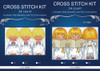 3TH Angel baby 2017 home Decor counted14ct white canvas similar DMC Cross Stitch kits14ct needlework Set DIY embroidery