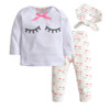 3Pcs/set! 2018 Autumn style infant clothes baby girls clothing sets cotton long sleeve t-shirt+pants+headband suit baby clothes 3Pcs/set! 2018 Autumn style infant clothes baby girls clothing sets cotton long sleeve t-shirt+pants+headband suit baby clothes