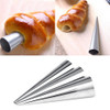 3pcs/set Stainless Steel Croissants Mold DIY Spiral Baked Cake Molds Essential Horn Cream Horns Chocolate Cones Baking Tools
