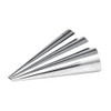 3pcs/set Stainless Steel Croissants Mold DIY Spiral Baked Cake Molds Essential Horn Cream Horns Chocolate Cones Baking Tools