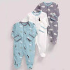 3pcs/lot Unisex Top Quality Baby Rompers Long Sleeve Cottom O-Neck 0-12M Novel Newborn Boys&amp;Girls Roupas de Baby Clothes