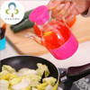 3pcs/lot Leakage oiler installed oil bottle kitchen supplies soy sauce pot color sesame oil sesame oil seasoning bottle LYQ
