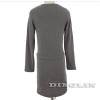 GZDL Fashion Autumn Women Winter Shirt Dresses Gray Tunic Long Sleeve Zipper Bodycon Casual Mini Dress Vestidos Femininos CL1066 GZDL Fashion Autumn Women Winter Shirt Dresses Gray Tunic Long Sleeve Zipper Bodycon Casual Mini Dress Vestidos Femininos CL1066