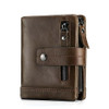 GZCZ Fashion Genuine Leather Women Wallet Female Lady Mini Zipper Coin Purse and Small Walet Portomonee Money Bag Vallet Perse
