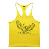 Gyms Tank Top Men Bodybuilding stringer Gyms Shark Brand Gymsclothing Fitness Mens Singlet Sleeveless shirt Workout Clothes Gold