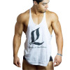 Gyms Tank Top Men Bodybuilding stringer Gyms Shark Brand Gymsclothing Fitness Mens Singlet Sleeveless shirt Workout Clothes Gold