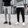 Gyms Mens Joggers Skinny Sweat Pants Embroidery Logo Tights Sweatpants For Men 2017 Fitness joggers workout Trousers