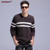 GustOmerD 2017 New Autumn Winter O-neck Thick Sweater Men Casual Strip Dot Pullover Men Warm Knitting Mens Sweaters Pullovers GustOmerD 2017 New Autumn Winter O-neck Thick Sweater Men Casual Strip Dot Pullover Men Warm Knitting Mens Sweaters Pullovers