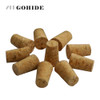 GUH 10pcs/Lot Natural Wood Corks Wine Bottle Stoppers Cork Sealing Plug Cap Brewing Wine Homebrew Cone-shape Bottle Corks Plugs
