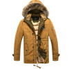 GUEQI Men Warm Down Jackets Plus Size M-3XL Cold Winter Cotton Padded Outerwear 2017 Man Casual Parkas