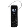 GT Star Brand Mini bluetooth handset phone BM50 0.66 inch unlocked mini mobile phone bluetooth earphone dialer Single SIM card