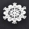 30pcs/lot Round Flower Lace Applique Mesh Trim For Garment Accessories Decoration Sew On Guipure Lace Fabric CP0885