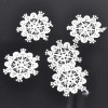30pcs/lot Round Flower Lace Applique Mesh Trim For Garment Accessories Decoration Sew On Guipure Lace Fabric CP0885