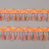 2Yard/Lot Pompom Lace Knitted Fabric 45MM Pompom Tassel Trim Ball Fringe Ribbon DIY Sewing Accessory Handmade Craft