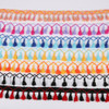 2Yard/Lot Pompom Lace Knitted Fabric 45MM Pompom Tassel Trim Ball Fringe Ribbon DIY Sewing Accessory Handmade Craft