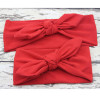 2PCS/Set Mom and Me Headband Bows Bunny Ears Cotton Headbands Kids Hair Accessories Newborn and Mommy Headwear Hair Bands