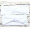 2PCS/Set Mom and Me Headband Bows Bunny Ears Cotton Headbands Kids Hair Accessories Newborn and Mommy Headwear Hair Bands