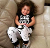 2pcs/set Kids Clothes Children Clothing Set Toddler Kids Baby Girls Outfit Clothes T-shirt Tops+Long Pants Trousers 2PCS Set
