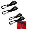 2Pcs/Set Aluminum Alloy Baby Stroller Hooks Hangers Pram Buggy Wheelchair Hooks Storage Organizer Baby Stroller Accessories