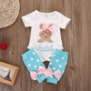 2pcs/Set !newborn baby girl clothes set Kids Baby Girl Romper+Leg Warmer Stocking Clothes Outfit Set