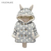 HYLKIDHUOSE Baby Girls Coats Autumn Winter Infant Cotton-Padded Jacket Hooded Cartoon Children Kids Outdoor Thick Outerwear