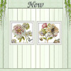 Hydrangeas flower rose decor painting counted print on canvas DMC 11CT 14CT chinese Cross Stitch kits embroidery needlework Sets