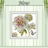 Hydrangeas flower rose decor painting counted print on canvas DMC 11CT 14CT chinese Cross Stitch kits embroidery needlework Sets