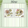 Hydrangeas flower rose decor painting counted print on canvas DMC 11CT 14CT chinese Cross Stitch kits embroidery needlework Sets