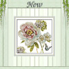 Hydrangeas flower rose decor painting counted print on canvas DMC 11CT 14CT chinese Cross Stitch kits embroidery needlework Sets